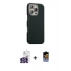 MARSİLYAN™- iPhone 16 Pro Max Kılıf Kozmos Klasik Prime - Siyah Buffer Hayalet Cam Ekran Koruyucu + Bilvis Titan Kamera Lens - GS