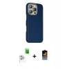 MARSİLYAN™- iPhone 16 Pro Max Kılıf Kozmos Klasik Prime - Siyah Buffer Hayalet Cam Ekran Koruyucu + Raze Metal Kamera Lens - BZ