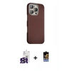 MARSİLYAN™- iPhone 16 Pro Max Kılıf Kozmos Klasik Prime - Siyah Buffer Hayalet Cam Ekran Koruyucu + Bilvis Titan Kamera Lens - SH