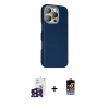 MARSİLYAN™- iPhone 16 Pro Max Kılıf Kozmos Klasik Prime - Siyah Buffer Hayalet Cam Ekran Koruyucu + Bilvis Titan Kamera Lens - SH