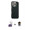 MARSİLYAN™- iPhone 16 Pro Max Kılıf Kozmos Klasik Prime - Siyah Buffer Hayalet Cam Ekran Koruyucu + Bilvis Titan Kamera Lens - SH