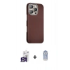 MARSİLYAN™- iPhone 16 Pro Max Kılıf Kozmos Klasik Prime - Siyah Joko Magic 5D Cam + Bilvis Titan Kamera Lens - TMGI