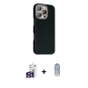 MARSİLYAN™- iPhone 16 Pro Max Kılıf Kozmos Klasik Prime - Siyah Joko Magic 5D Cam + Bilvis Titan Kamera Lens - TMGI