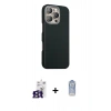 MARSİLYAN™- iPhone 16 Pro Max Kılıf Kozmos Klasik Prime - Siyah Joko Magic 5D Cam + Bilvis Titan Kamera Lens - TMGI