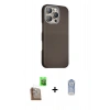 MARSİLYAN™- iPhone 16 Pro Max Kılıf Kozmos Klasik Prime - Siyah Joko Magic 5D Cam + Raze Metal Kamera Lens - CLTM