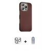 MARSİLYAN™- iPhone 16 Pro Max Kılıf Kozmos Klasik Prime - Siyah Joko Magic 5D Cam + Pers Alüminyum Kamera Lens - GS