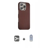 MARSİLYAN™- iPhone 16 Pro Max Kılıf Kozmos Klasik Prime - Siyah Joko Magic 5D Cam + PVD Metal Kamera Lens - GS