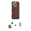 MARSİLYAN™- iPhone 16 Pro Max Kılıf Kozmos Klasik Prime - Siyah Joko Magic 5D Cam + Raze Metal Kamera Lens - SH