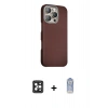 MARSİLYAN™- iPhone 16 Pro Max Kılıf Kozmos Klasik Prime - Siyah Joko Magic 5D Cam + PVD Metal Kamera Lens - SH