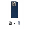 MARSİLYAN™- iPhone 16 Pro Max Kılıf Kozmos Klasik Prime - Siyah Joko Magic 5D Cam + PVD Metal Kamera Lens - SH