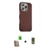 MARSİLYAN™- iPhone 16 Pro Max Kılıf Kozmos Klasik Prime - Siyah Joko Magic 5D Hayalet Cam + Çöl Titanyum Raze Metal Kamera Lens