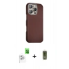MARSİLYAN™- iPhone 16 Pro Max Kılıf Kozmos Klasik Prime - Siyah Joko Magic 5D Hayalet Cam + Raze Metal Kamera Lens - BZ