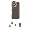 MARSİLYAN™- iPhone 16 Pro Max Kılıf Kozmos Klasik Prime - Siyah Joko Magic 5D Hayalet Cam + Raze Metal Kamera Lens - BZ