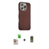 MARSİLYAN™- iPhone 16 Pro Max Kılıf Kozmos Klasik Prime - Siyah Joko Magic 5D Hayalet Cam + Raze Metal Kamera Lens - NLGY