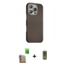 MARSİLYAN™- iPhone 16 Pro Max Kılıf Kozmos Klasik Prime - Siyah Joko Magic 5D Hayalet Cam + Raze Metal Kamera Lens - CLTM