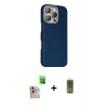 MARSİLYAN™- iPhone 16 Pro Max Kılıf Kozmos Klasik Prime - Siyah Joko Magic 5D Hayalet Cam + Raze Metal Kamera Lens - NLGY