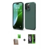 MARSİLYAN™- iPhone 16 Pro Max Kılıf Kozmos Yansıma Özel Seri - Şeffaf 360 Full Body Arka Koruyucu + Raze Metal Kamera Lens - CLTM