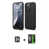 MARSİLYAN™- iPhone 16 Pro Max Kılıf Kozmos Yansıma Özel Seri - Şeffaf 360 Full Body Arka Koruyucu + PVD Metal Kamera Lens - SH