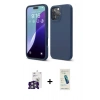 MARSİLYAN™- iPhone 16 Pro Max Kılıf Kozmos Yansıma Özel Seri - Şeffaf Pasifik Cam Ekran Koruyucu + Bilvis Titan Kamera Lens - GS