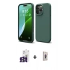 MARSİLYAN™- iPhone 16 Pro Max Kılıf Kozmos Yansıma Özel Seri - Siyah Bilvis 3D Cam Ekran Koruyucu + Bilvis Titan Kamera Lens - GS