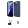 MARSİLYAN™- iPhone 16 Pro Max Kılıf Kozmos Yansıma Özel Seri - Siyah Bilvis 3D Cam Ekran Koruyucu + Bilvis Titan Kamera Lens - GS