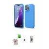 MARSİLYAN™- iPhone 16 Pro Max Kılıf Kozmos Yansıma Özel Seri - Siyah Bilvis 3D Cam Ekran Koruyucu + Raze Metal Kamera Lens - NLGY