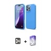 MARSİLYAN™- iPhone 16 Pro Max Kılıf Kozmos Yansıma Özel Seri - Siyah Bilvis 5in1 3D Magic Cam Ekran Koruyucu + PVD Metal Kamera Lens - GD