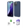 MARSİLYAN™- iPhone 16 Pro Max Kılıf Kozmos Yansıma Özel Seri - Siyah Bilvis 5in1 3D Magic Cam Ekran Koruyucu + Raze Metal Kamera Lens - BZ