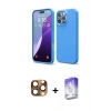 MARSİLYAN™- iPhone 16 Pro Max Kılıf Kozmos Yansıma Özel Seri - Siyah Bilvis 5in1 3D Magic Cam Ekran Koruyucu + Pers Alüminyum Kamera Lens - CLTM