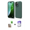 MARSİLYAN™- iPhone 16 Pro Max Kılıf Kozmos Yansıma Özel Seri - Siyah Bilvis 5in1 3D Magic Cam Ekran Koruyucu + Raze Metal Kamera Lens - CLTM