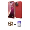 MARSİLYAN™- iPhone 16 Pro Max Kılıf Kozmos Yansıma Özel Seri - Siyah Bilvis 5in1 3D Magic Cam Ekran Koruyucu + Pers Alüminyum Kamera Lens - CLTM