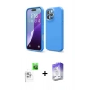 MARSİLYAN™- iPhone 16 Pro Max Kılıf Kozmos Yansıma Özel Seri - Siyah Bilvis 5in1 3D Magic Cam Ekran Koruyucu + Raze Metal Kamera Lens - BZ