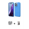 MARSİLYAN™- iPhone 16 Pro Max Kılıf Kozmos Yansıma Özel Seri - Siyah Bilvis Hayalet Cam Ekran Koruyucu + Pers Alüminyum Kamera Lens - GI