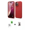 MARSİLYAN™- iPhone 16 Pro Max Kılıf Kozmos Yansıma Özel Seri - Siyah Bilvis Hayalet Cam Ekran Koruyucu + Raze Metal Kamera Lens - BZ