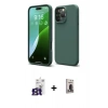 MARSİLYAN™- iPhone 16 Pro Max Kılıf Kozmos Yansıma Özel Seri - Siyah Bilvis Hayalet Cam Ekran Koruyucu + Bilvis Titan Kamera Lens - TMGI