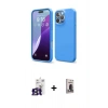 MARSİLYAN™- iPhone 16 Pro Max Kılıf Kozmos Yansıma Özel Seri - Siyah Bilvis Hayalet Cam Ekran Koruyucu + Bilvis Titan Kamera Lens - TMGI