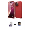 MARSİLYAN™- iPhone 16 Pro Max Kılıf Kozmos Yansıma Özel Seri - Siyah Buffer Hayalet Cam Ekran Koruyucu + Bilvis Titan Kamera Lens - TMGI