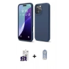 MARSİLYAN™- iPhone 16 Pro Max Kılıf Kozmos Yansıma Özel Seri - Siyah Joko Magic 5D Cam + Bilvis Titan Kamera Lens - TMGI