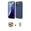 MARSİLYAN™- iPhone 16 Pro Max Kılıf Kozmos Yansıma Özel Seri - Siyah Joko Magic 5D Cam + Pers Alüminyum Kamera Lens - CLTM