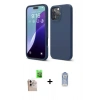 MARSİLYAN™- iPhone 16 Pro Max Kılıf Kozmos Yansıma Özel Seri - Siyah Joko Magic 5D Cam + Raze Metal Kamera Lens - NLGY