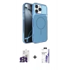 MARSİLYAN™- iPhone 16 Pro Max Kılıf Kutup Doku Serisi - Siyah Bilvis 3X AR HD Cam Ekran Koruyucu + Bilvis Titan Kamera Lens - GS