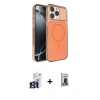 MARSİLYAN™- iPhone 16 Pro Max Kılıf Kutup Doku Serisi - Siyah Bilvis Hayalet Cam Ekran Koruyucu + Bilvis Titan Kamera Lens - TMGI