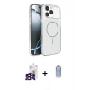 MARSİLYAN™- iPhone 16 Pro Max Kılıf Kutup Doku Serisi - Siyah Joko Magic 5D Cam + Bilvis Titan Kamera Lens - SH