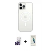 MARSİLYAN™- iPhone 16 Pro Max Kılıf Kutup Klasik Serisi - Şeffaf Pasifik Cam Ekran Koruyucu + Bilvis Titan Kamera Lens - TMGI