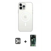 MARSİLYAN™- iPhone 16 Pro Max Kılıf Kutup Klasik Serisi - Siyah 360 Mat Full Body Arka Koruyucu + PVD Metal Kamera Lens - GS