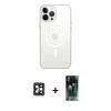 MARSİLYAN™- iPhone 16 Pro Max Kılıf Kutup Klasik Serisi - Siyah 360 Mat Full Body Arka Koruyucu + PVD Metal Kamera Lens - SH
