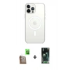 MARSİLYAN™- iPhone 16 Pro Max Kılıf Kutup Klasik Serisi - Siyah 360 Mat Full Body Arka Koruyucu + Raze Metal Kamera Lens - CLTM
