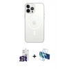 MARSİLYAN™- iPhone 16 Pro Max Kılıf Kutup Klasik Serisi - Siyah 3D Antistatik Seramik Nano Ekran Koruyucu + Bilvis Titan Kamera Lens - GS