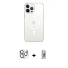 MARSİLYAN™- iPhone 16 Pro Max Kılıf Kutup Klasik Serisi - Siyah Bilvis 3D Cam Ekran Koruyucu + Pers Alüminyum Kamera Lens - GS