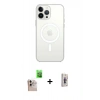 MARSİLYAN™- iPhone 16 Pro Max Kılıf Kutup Klasik Serisi - Siyah Bilvis 3D Cam Ekran Koruyucu + Raze Metal Kamera Lens - NLGY